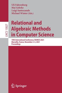 Couverture_Relational And Algebraic Methods In Computer Science