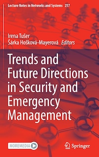 Couverture_Trends And Future Directions In Security And Emergency Management