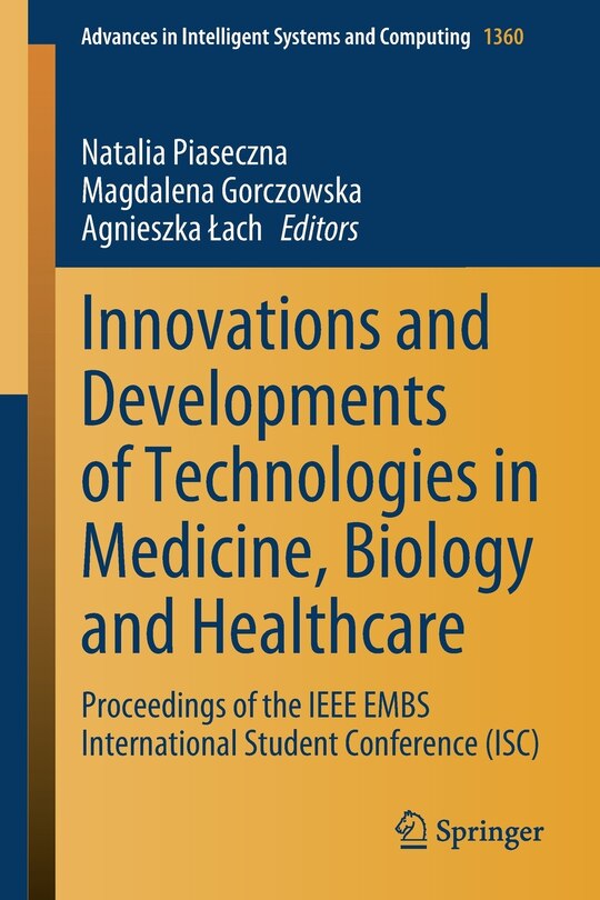 Couverture_Innovations And Developments Of Technologies In Medicine, Biology And Healthcare