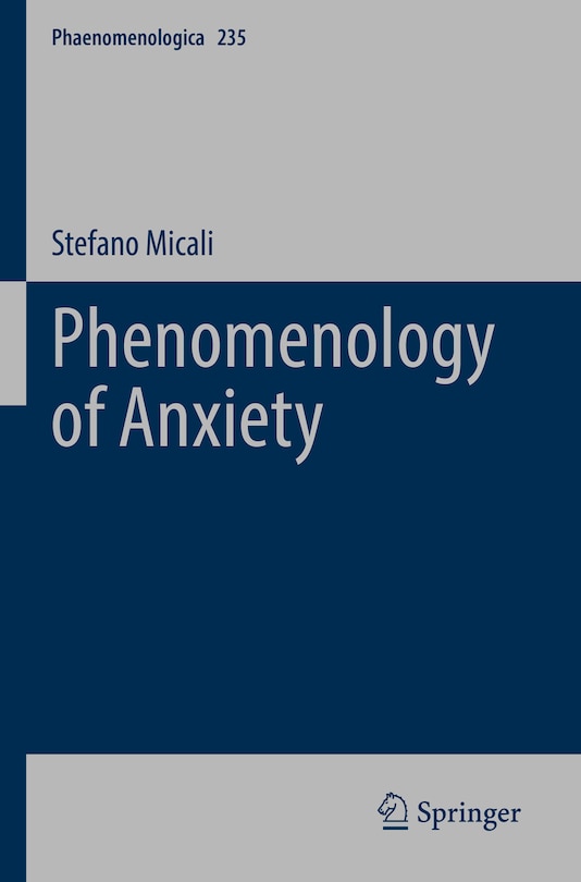 Front cover_Phenomenology of Anxiety