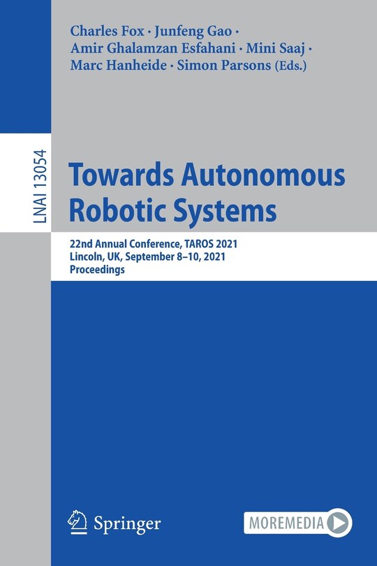Front cover_Towards Autonomous Robotic Systems