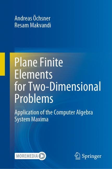 Front cover_Plane Finite Elements For Two-dimensional Problems