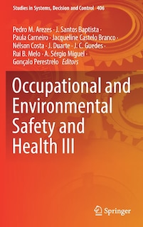 Couverture_Occupational And Environmental Safety And Health Iii