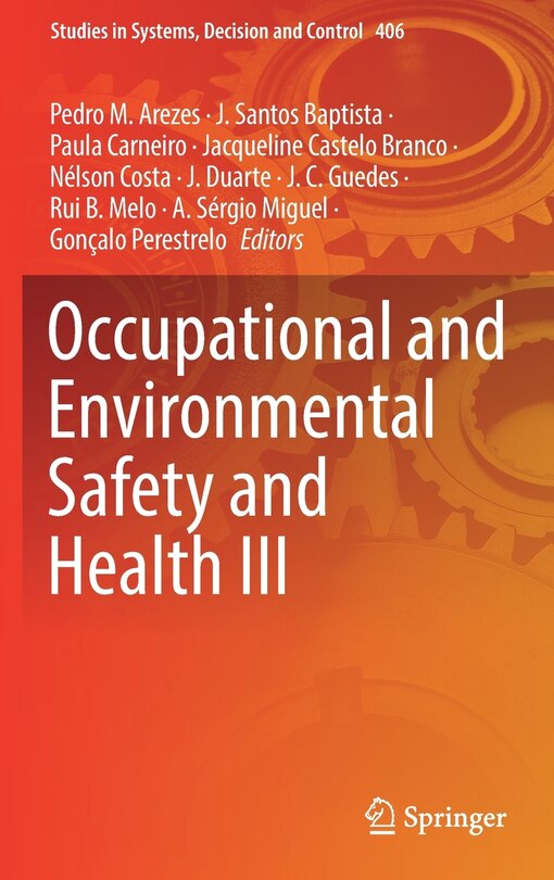 Couverture_Occupational And Environmental Safety And Health Iii