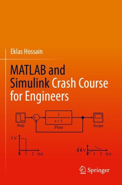 Front cover_MATLAB and Simulink Crash Course for Engineers