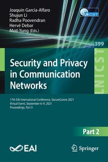 Front cover_Security and Privacy in Communication Networks