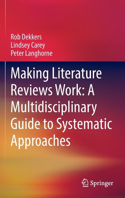 Front cover_Making Literature Reviews Work