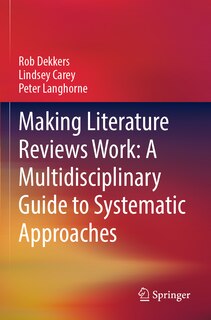 Front cover_Making Literature Reviews Work