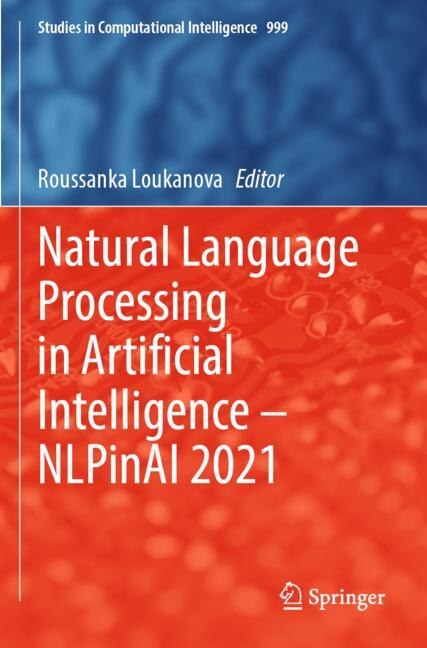 Front cover_Natural Language Processing in Artificial Intelligence - NLPinAI 2021