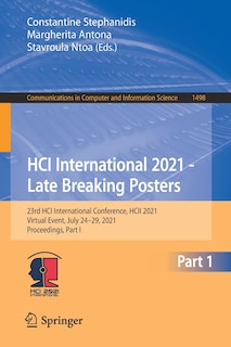 Couverture_Hci International 2021 - Late Breaking Posters