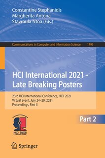 Front cover_Hci International 2021 - Late Breaking Posters