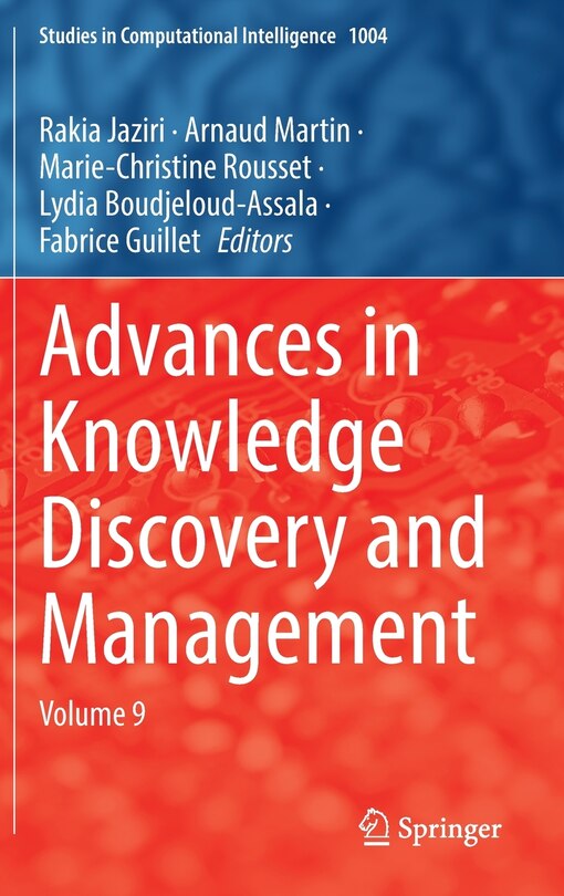 Front cover_Advances In Knowledge Discovery And Management