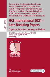 Front cover_HCI International 2021 - Late Breaking Papers