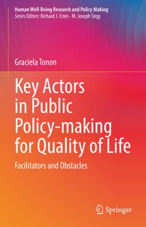 Couverture_Key Actors In Public Policy-making For Quality Of Life