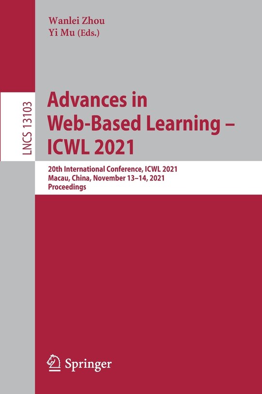 Couverture_Advances In Web-based Learning - Icwl 2021