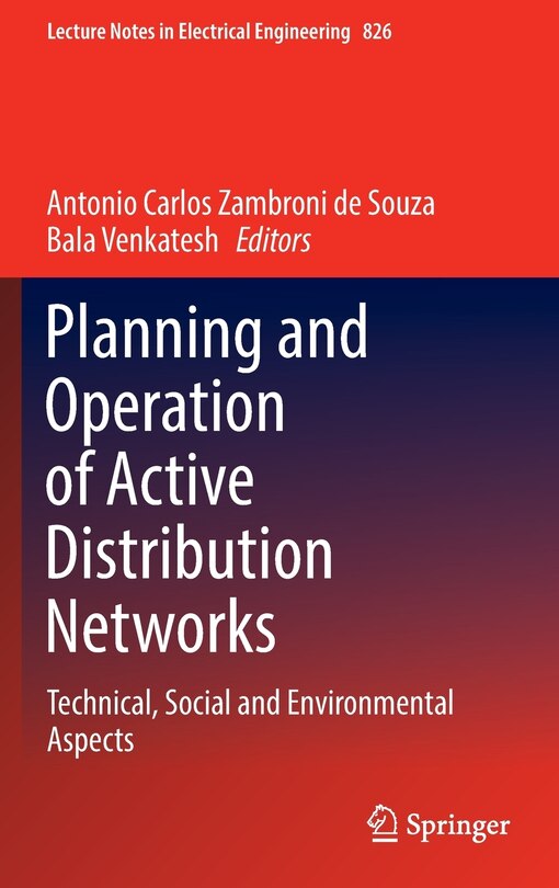 Front cover_Planning And Operation Of Active Distribution Networks