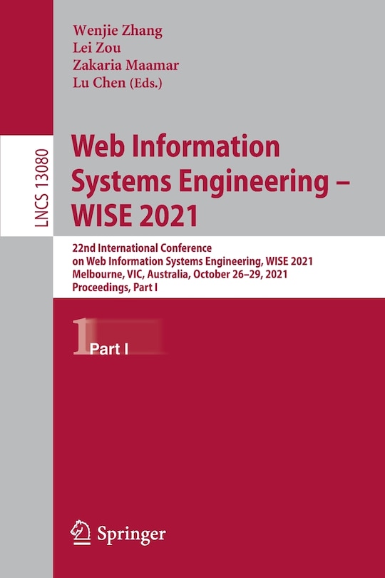 Front cover_Web Information Systems Engineering - WISE 2021