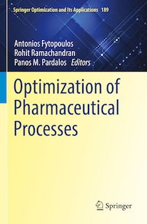 Front cover_Optimization of Pharmaceutical Processes