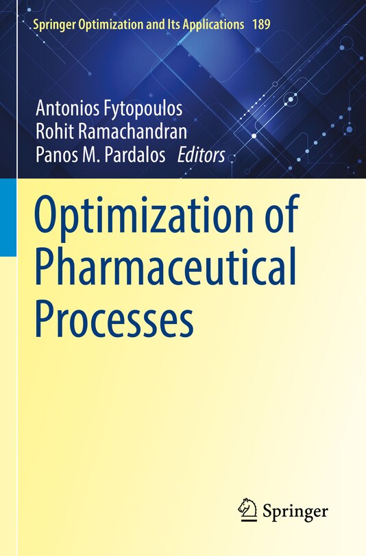 Front cover_Optimization of Pharmaceutical Processes
