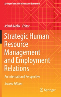 Couverture_Strategic Human Resource Management And Employment Relations