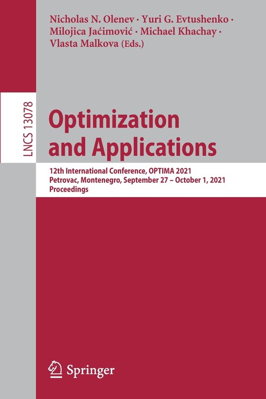 Couverture_Optimization and Applications