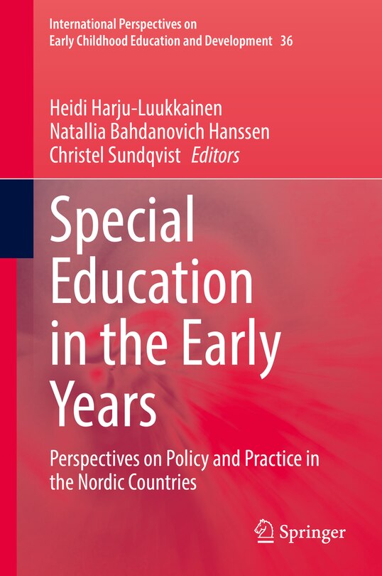 Couverture_Special Education In The Early Years