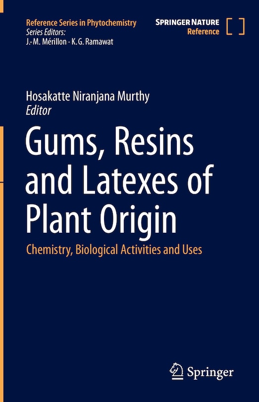 Front cover_Gums, Resins And Latexes Of Plant Origin