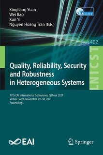 Couverture_Quality, Reliability, Security And Robustness In Heterogeneous Systems
