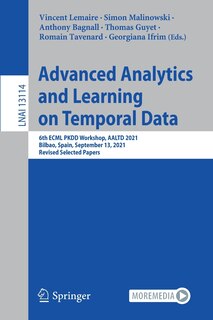 Couverture_Advanced Analytics And Learning On Temporal Data