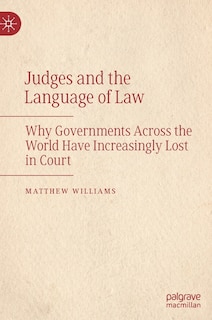 Couverture_Judges And The Language Of Law