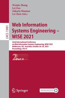Couverture_Web Information Systems Engineering - WISE 2021