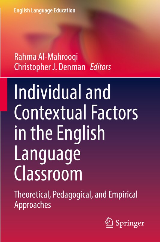Front cover_Individual and Contextual Factors in the English Language Classroom