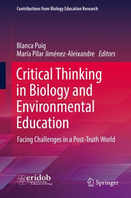 Couverture_Critical Thinking In Biology And Environmental Education