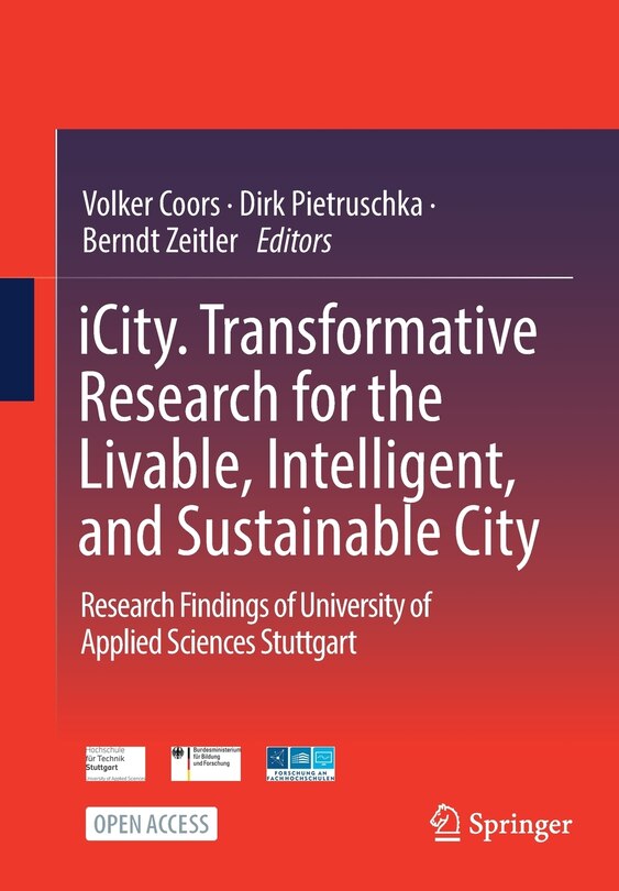 Front cover_Icity. Transformative Research For The Livable, Intelligent, And Sustainable City
