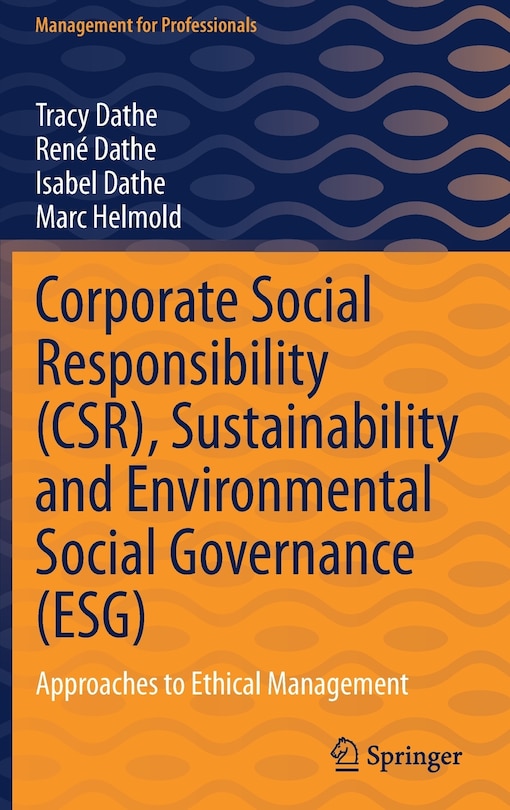 Couverture_Corporate Social Responsibility (csr), Sustainability And Environmental Social Governance (esg)