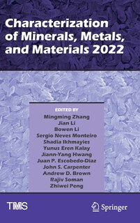 Couverture_Characterization Of Minerals, Metals, And Materials 2022