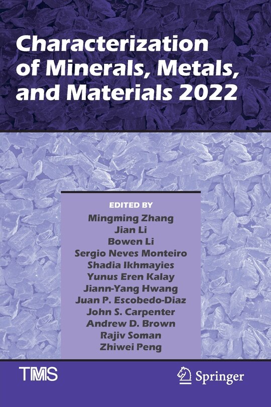 Front cover_Characterization of Minerals, Metals, and Materials 2022