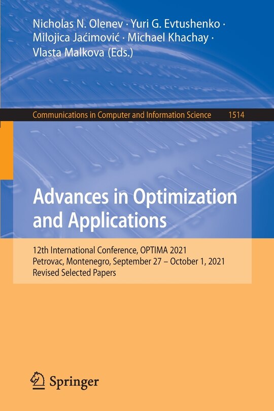 Front cover_Advances in Optimization and Applications