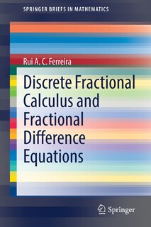 Couverture_Discrete Fractional Calculus And Fractional Difference Equations