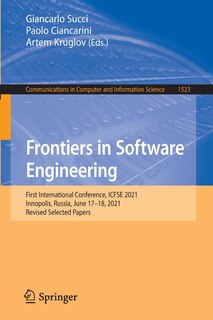 Couverture_Frontiers in Software Engineering