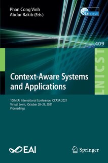 Couverture_Context-aware Systems And Applications