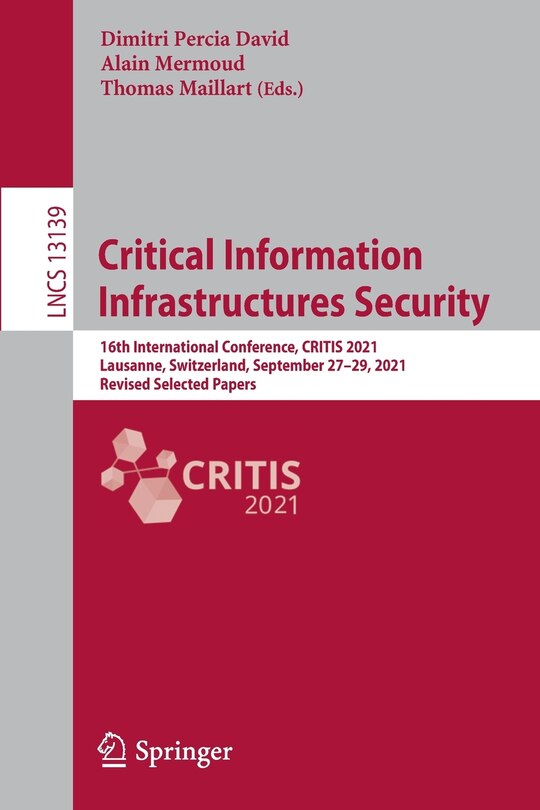 Front cover_Critical Information Infrastructures Security