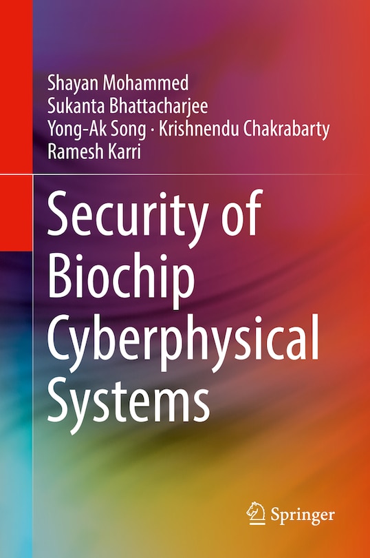 Couverture_Security Of Biochip Cyberphysical Systems