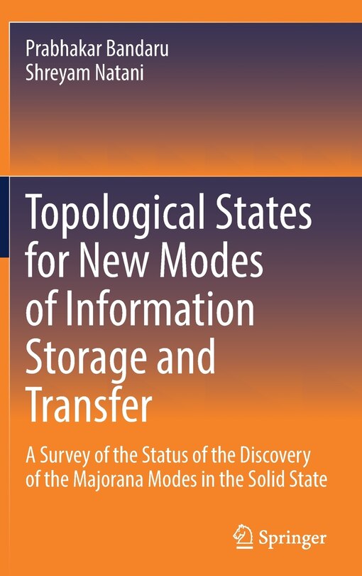 Couverture_Topological States For New Modes Of Information Storage And Transfer