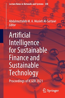 Couverture_Artificial Intelligence For Sustainable Finance And Sustainable Technology