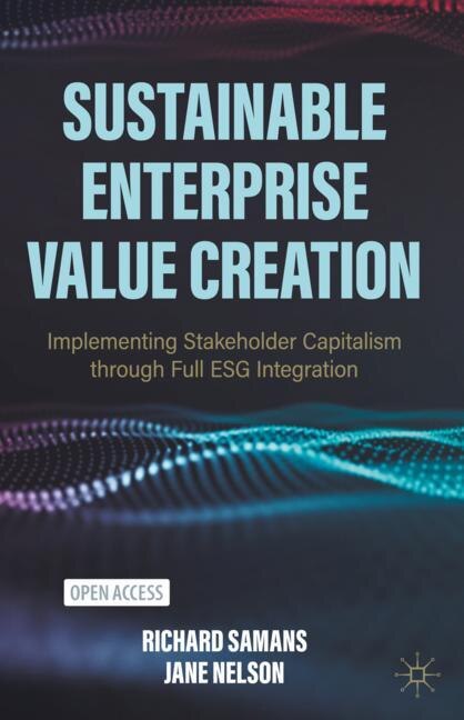 Front cover_Sustainable Enterprise Value Creation