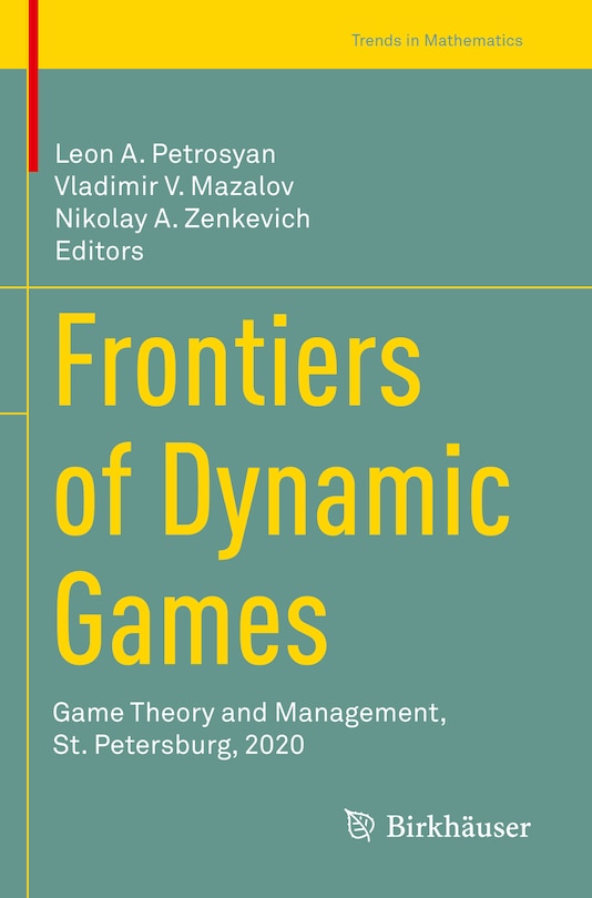 Front cover_Frontiers of Dynamic Games