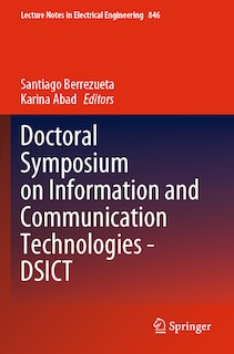 Front cover_Doctoral Symposium on Information and Communication Technologies - DSICT