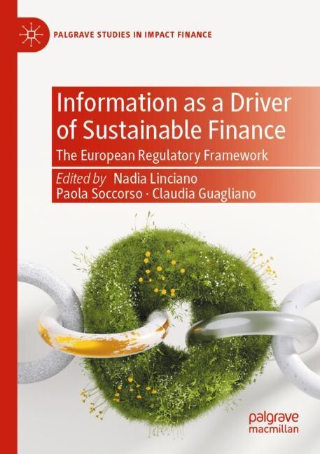 Front cover_Information as a Driver of Sustainable Finance