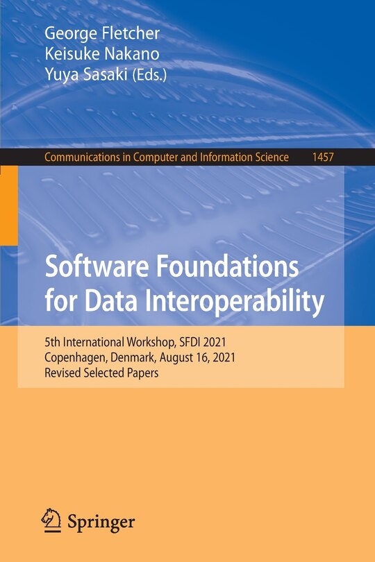 Couverture_Software Foundations For Data Interoperability
